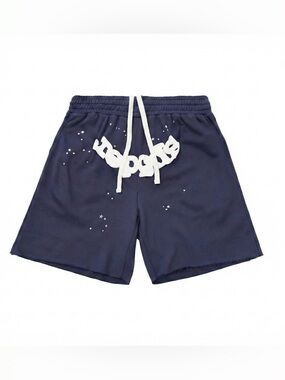 SP5DER OG Web Logo Sweat Shorts - Navy